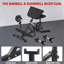 Multifonctionnel hyperextension et Preacher Curl Bench réglable Home Gym, noir