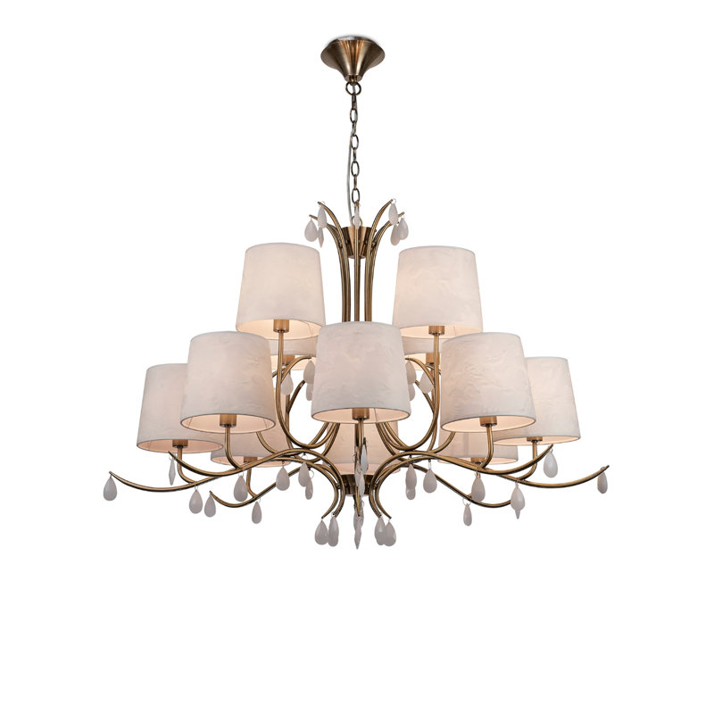 Oney 12 - Light Pendant, Antique Brass