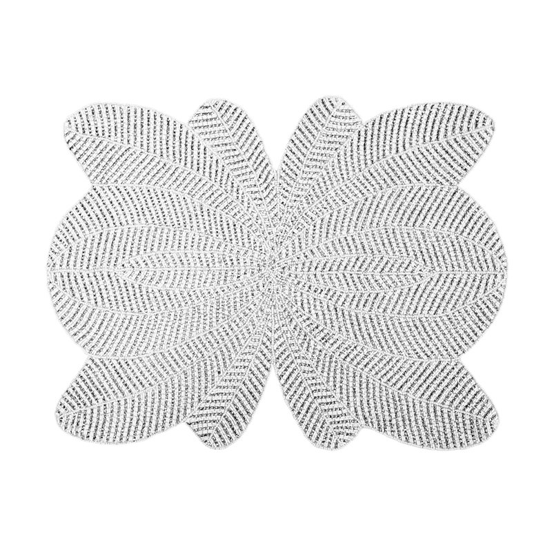 Peacock Placemat, White
