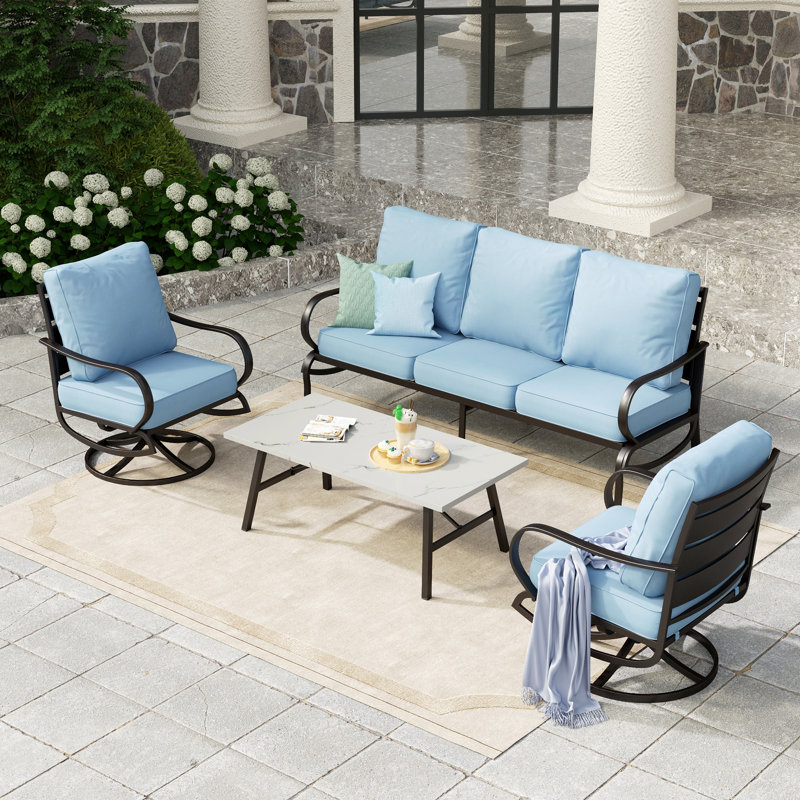 Ensemble de conversation Tapasi, No, Light Blue
