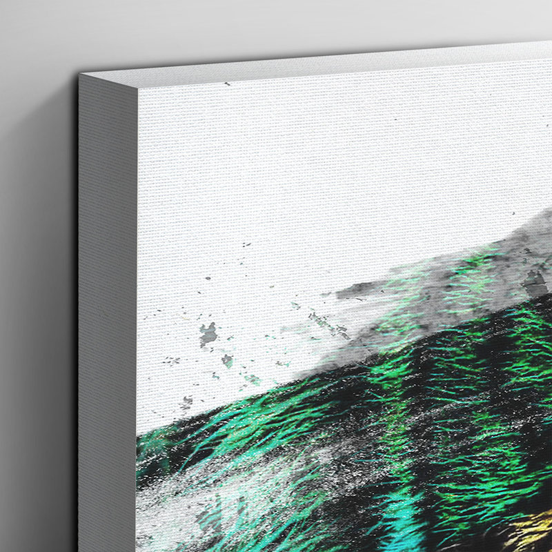 Tiger Art - Wrapped Canvas, 50cm H x 76cm W