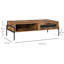 Fromm Four Leg Coffee Table with Storage