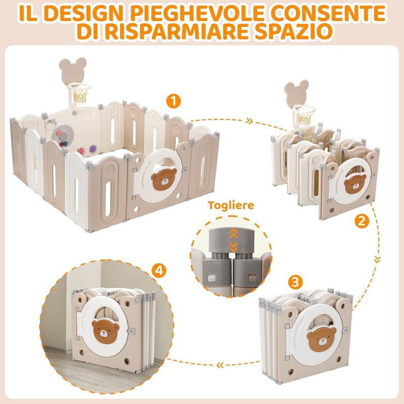 Saire Portable Cat Playpen