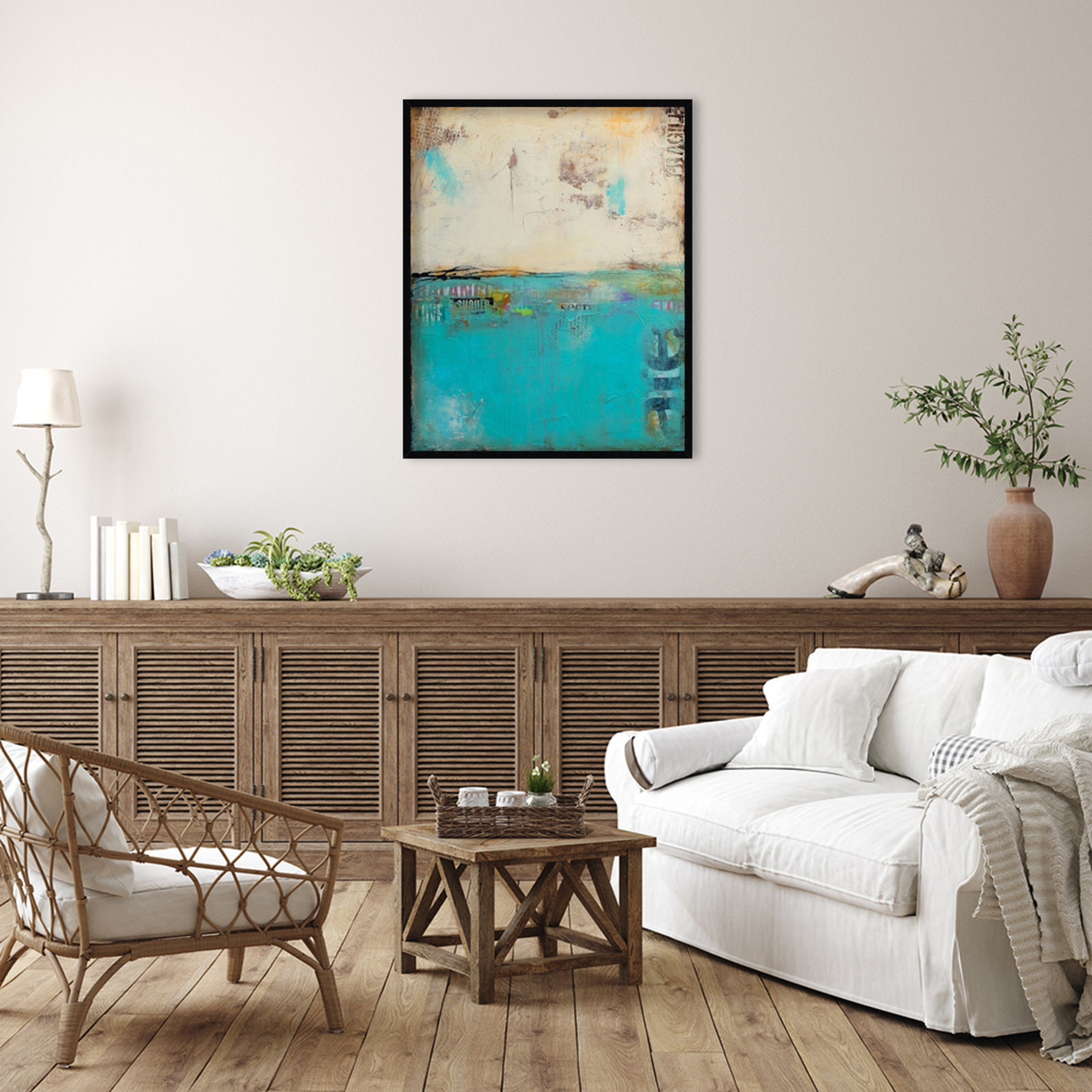Urban Edge Print by Erin Ashley, 41" H x 33" W, Black