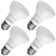 45 Watt Equivalent BR20 E26/Medium (Standard) Dimmable 4000K LED Bulb