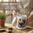 Decorative Rooster Crock for Kitchen Utensils