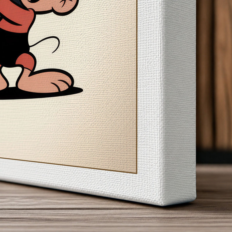 Play It Louder Retro - Wrapped Canvas, 18x12 - 45.7 x 30.5 cm, White Border