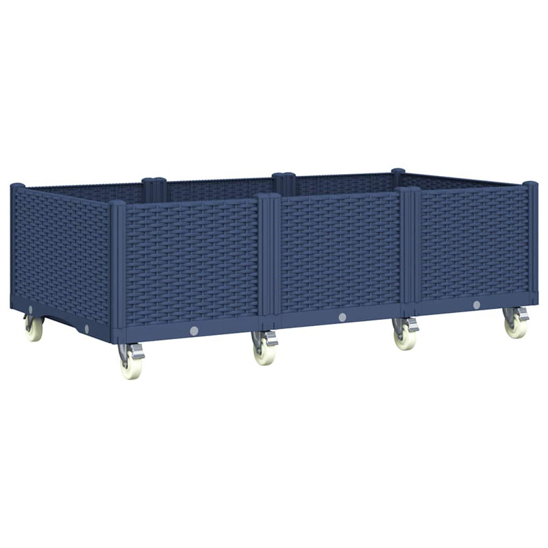 Myashia Planter Box, Blue Grey