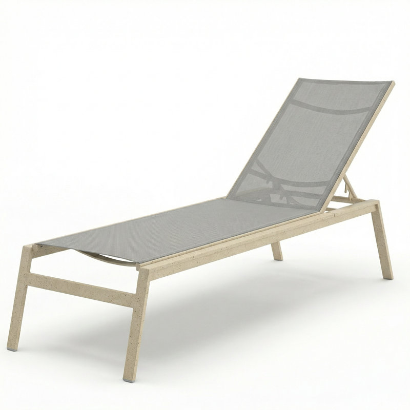 Chaise, Augustine Alloy II Sling/Sandea