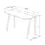 Luton Modern Desk Sandstone 120cm Wide