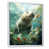 Cadre flottant blanc