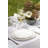 Blue Bay White 12-Piece Dinnerware Set
