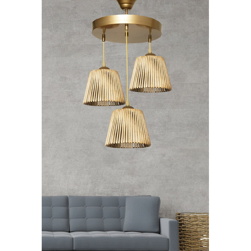Luminaire suspendu empire 3 lumières Tennyson