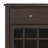 Connaught 60"W Solid Wood Traditional 3-Door Sideboard Buffet with Classic Molding and Adjustable Shelves-65190046