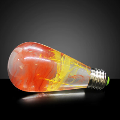 1,5 W (1 watt équivalent), ampoule à DEL ST64, intensité non variable, blanc chaud (6000 K) E26 / culot moyen (standard)