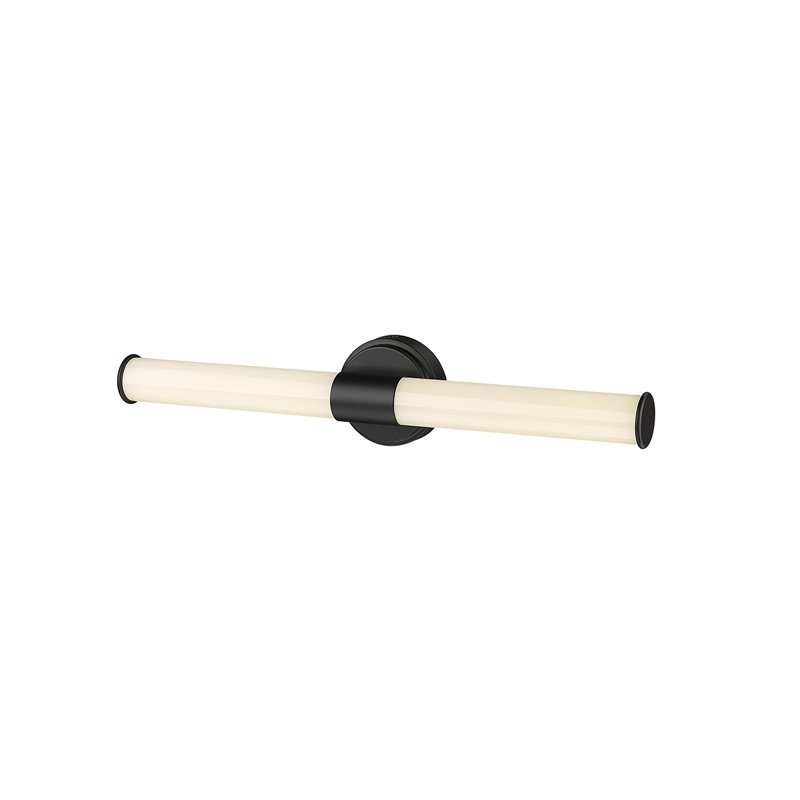 2 - Light Dimmable LED Bath Bar, Matte Black