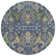 Machine Washable Indoor/Outdoor Cicel ACN1153 Navy