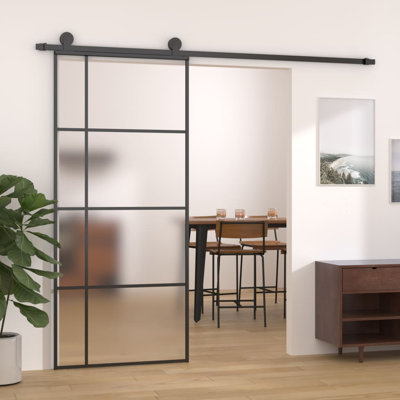 Jamarie Glass and Aluminium Barn Doors