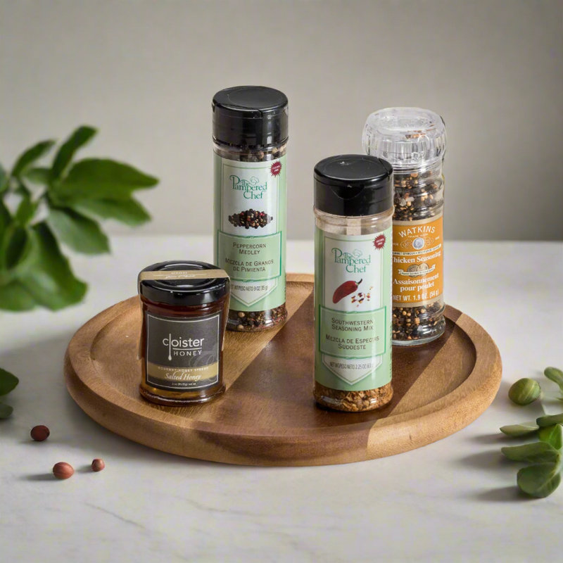 Acacia Wood Lazy Susan