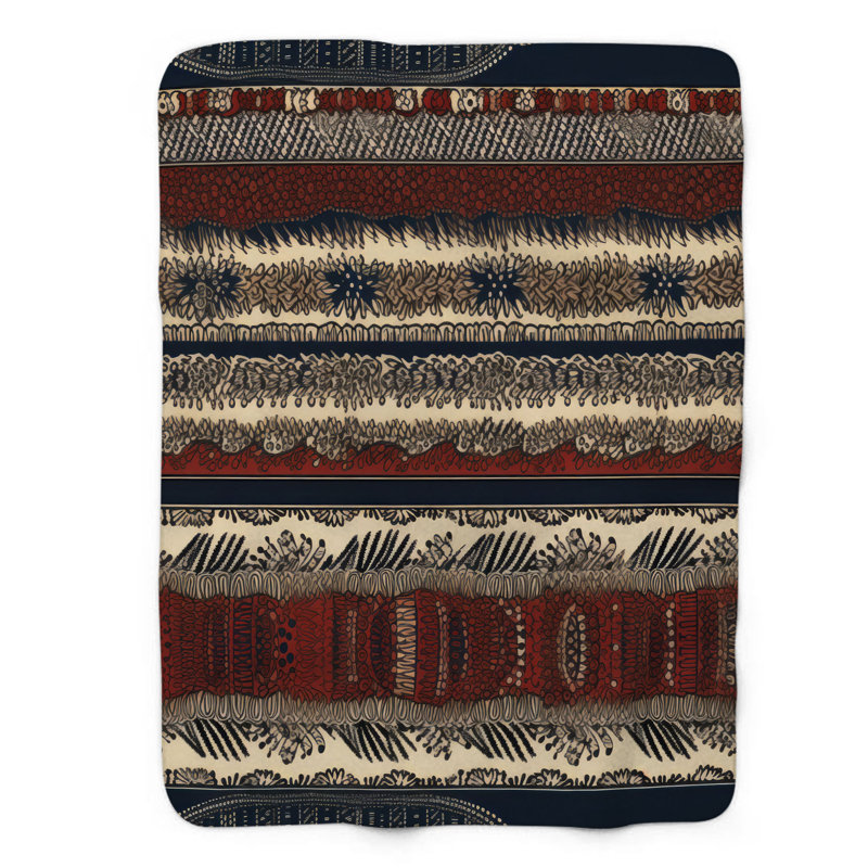 Couverture bohème à motif cachemire Boho, Lit simple