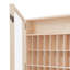Vitrine 50 figurines en bois pour figurines
