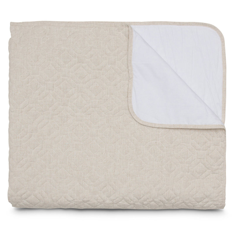 Taylor 3-Piece Coverlet/Duvet Set - Linen, Queen Duvet Cover
