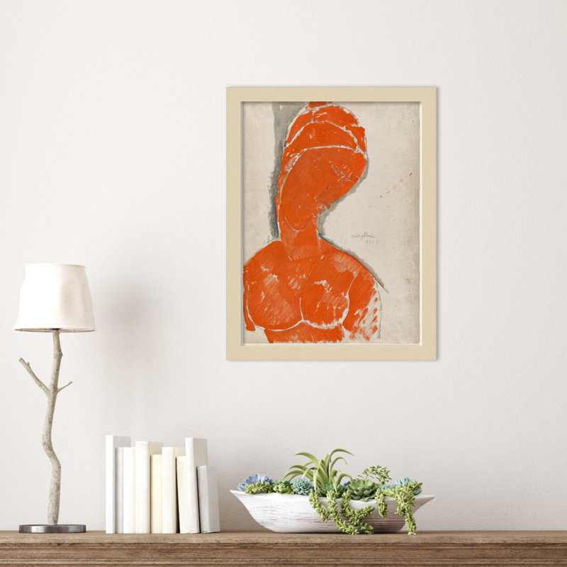 Reproduction d'art murale encadrée Rune, Brun, H 17 po x l 13 po