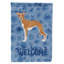 Caniche en polyester à 2 côtés 40 x 28 po standard welcome drapeau maison-957492934