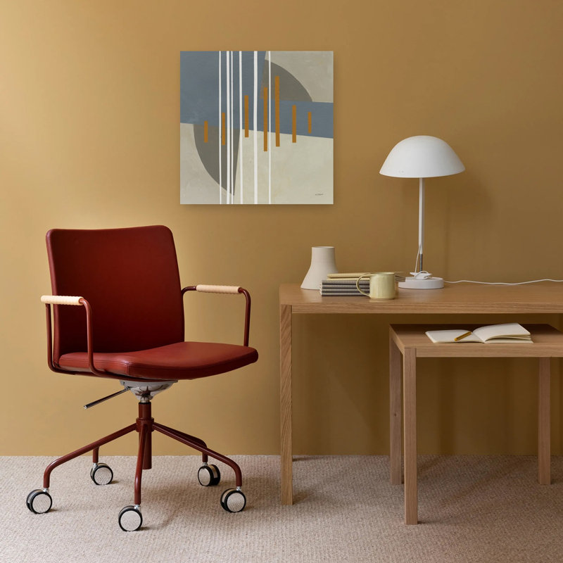 Speakeasy II Abstract Geometric Contemporary Wall Art Print 1 Piece Wrapped Canvas Wall Art, 45.72cm H x 45.72cm W