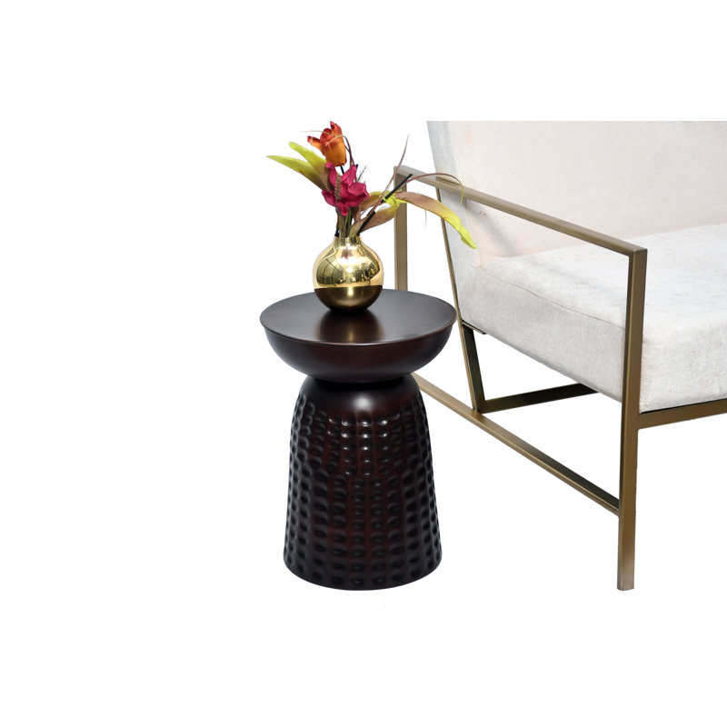 Celina Accent Table finished in Warm, Brown
