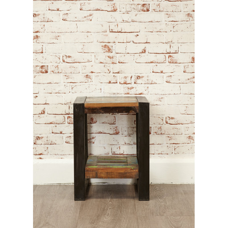 Henricks Solid Wood Sled End Table