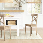 19'' H Acacia Side Chair