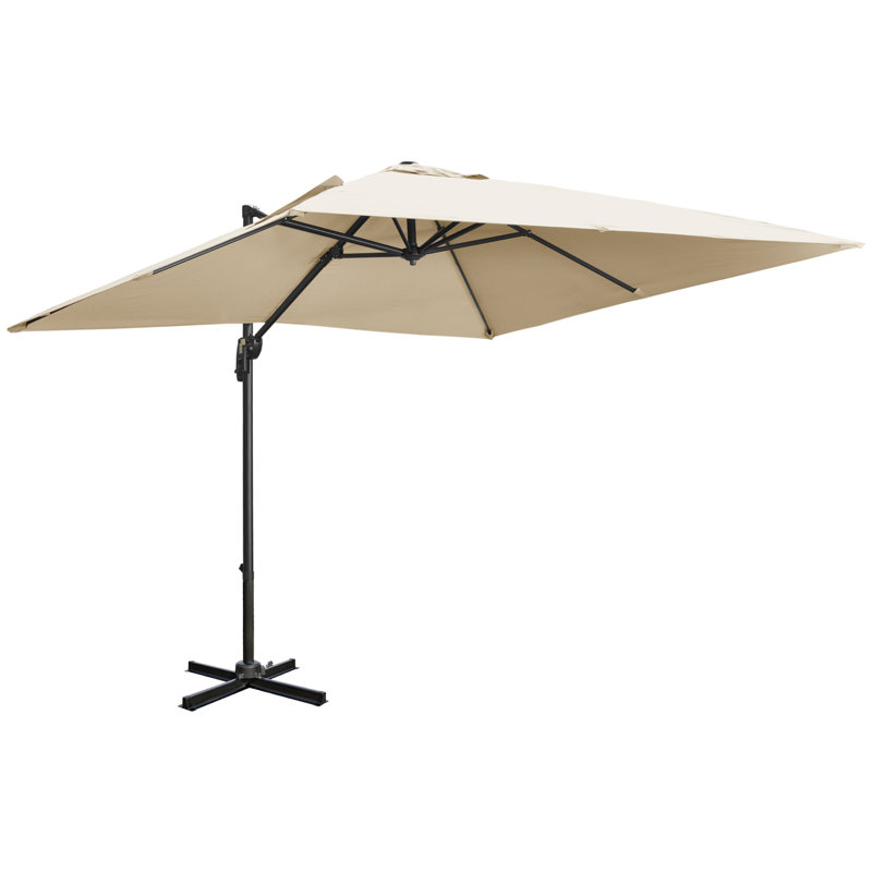 Arens 268cm Cantilever Parasol, Beige