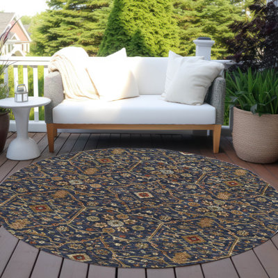 Tapis intérieur / extérieur bleu Zara 