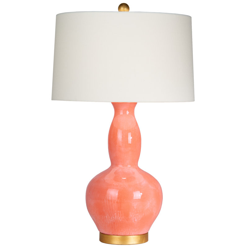 Natalie Table Lamp, Coral Drip