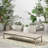  Cape Coral Outdoor Chaise Lounge Cushion with Removable Cover, Water Resistant, Khaki-571497893-571497894