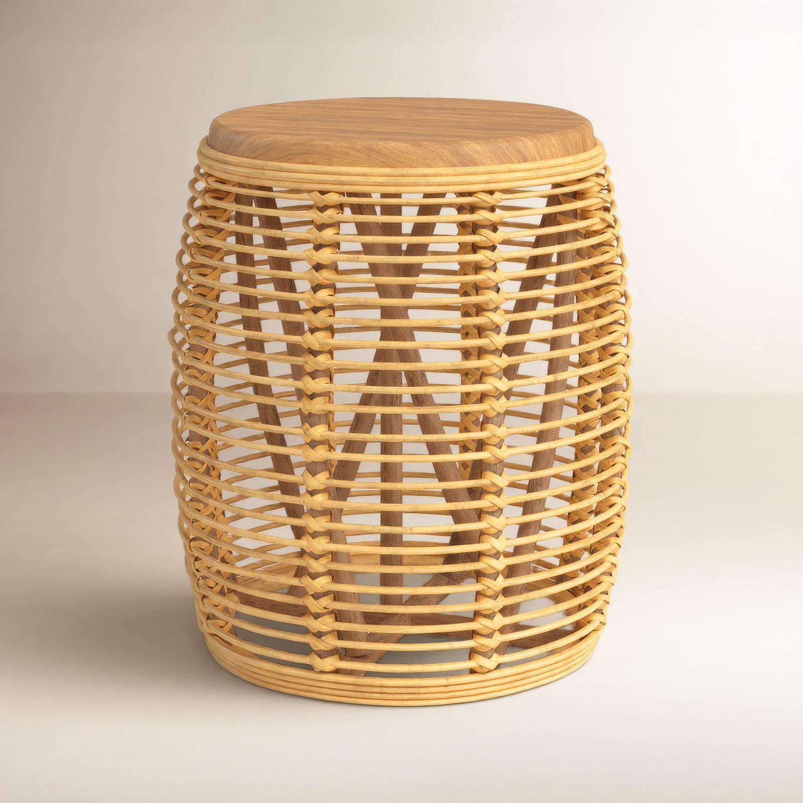 Shoshanna Solid Wood End Table, Natural