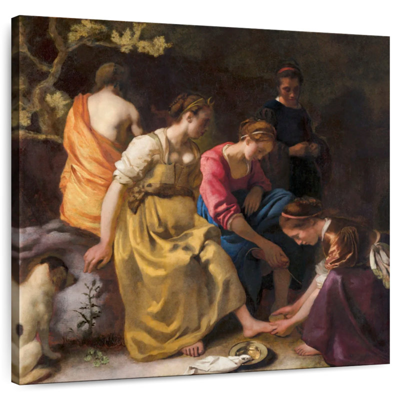 Diane et ses nymphes 1653-1654, H 16 po x l 16 po