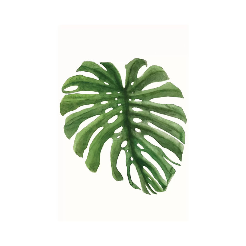 Tropical Breeze Leaves I by Naomi McCavitt - Wrapped Canvas Painting, 66.04 cm H x 45.72 cm W x 3.175 cm D