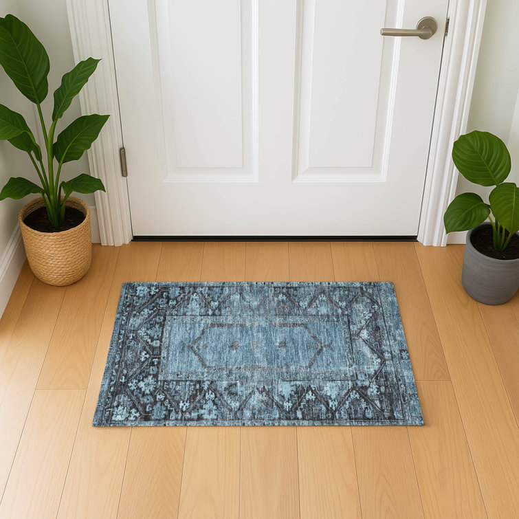 Premium Machine Washable Hooley AMF1727 Global Rug