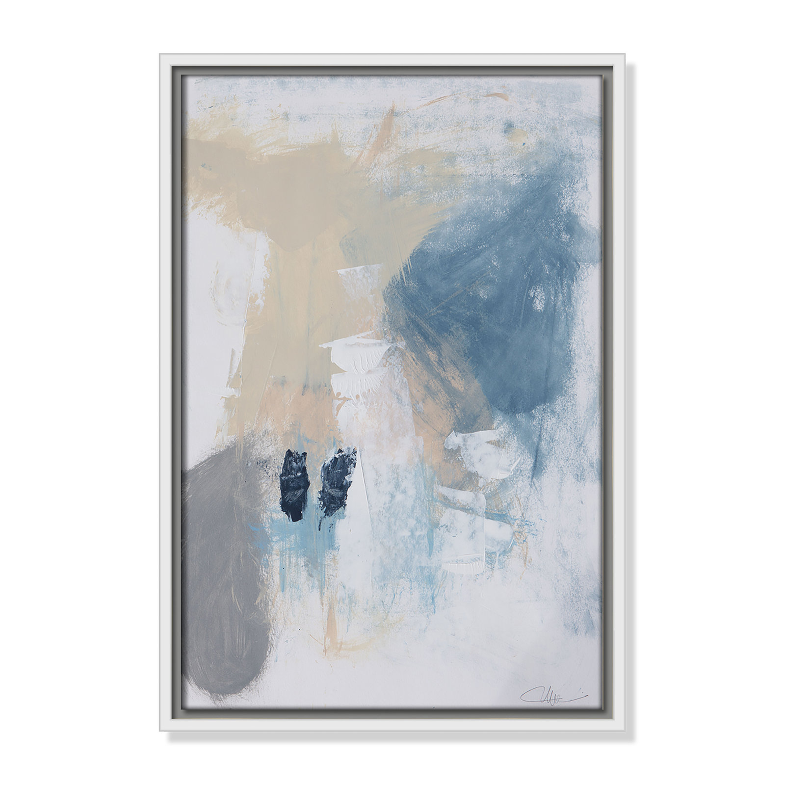 Coastal Carnival II Print by Casa Fine Arts, No Mat, 19.5" H x 13.5" W x 2" D, White Floater Framed Canvas