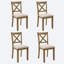 Ensemble de 4 chaises d'appoint rembourrées-1549590611