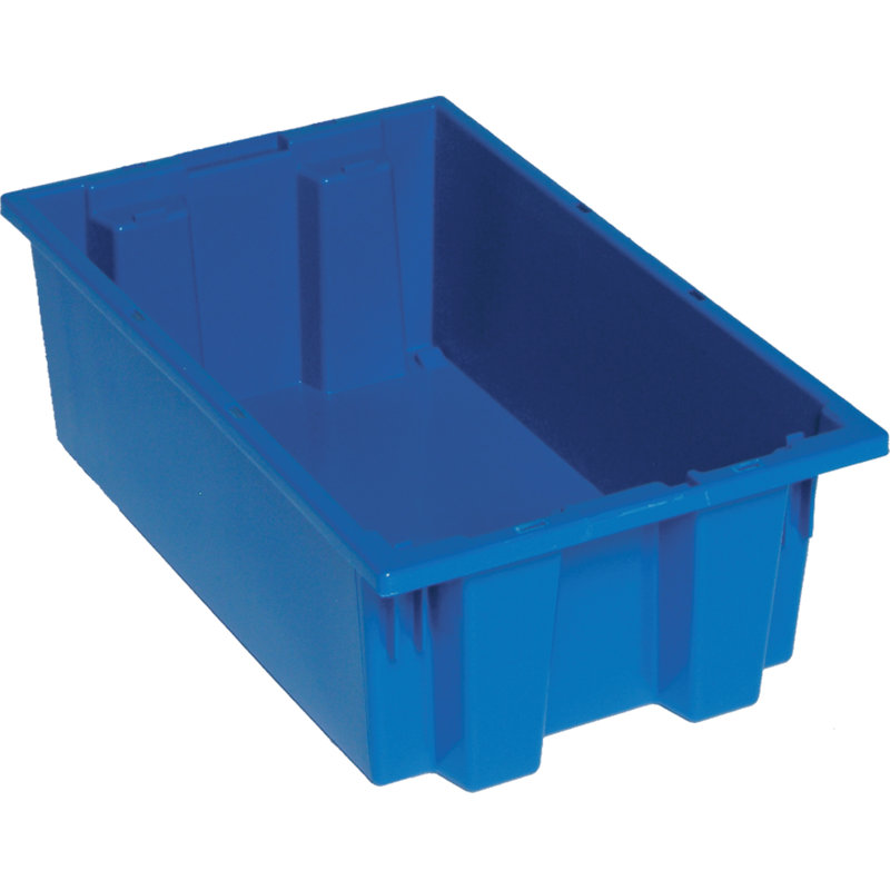 Sac empilable et gigogne, robuste, 1,20 pi³ capacité en pieds, polypropylène, (prix par pièce, 6 pièces par boîte), boîte de 6