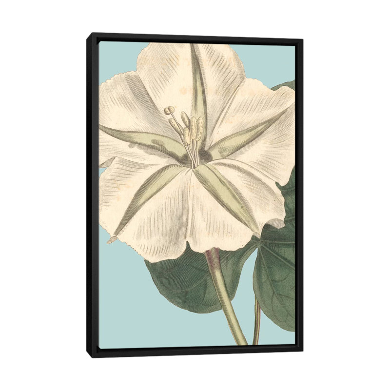 «Fresh Florals IV», impression sur toile, H 26 po x l 18 po x P 1,5 po, Toile avec cadre noir