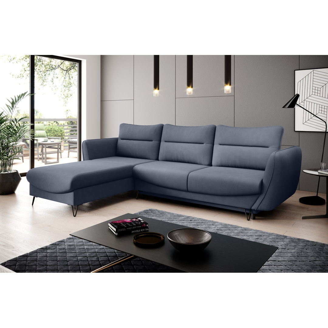 Ecksofa Storrs mit Bettfunktion