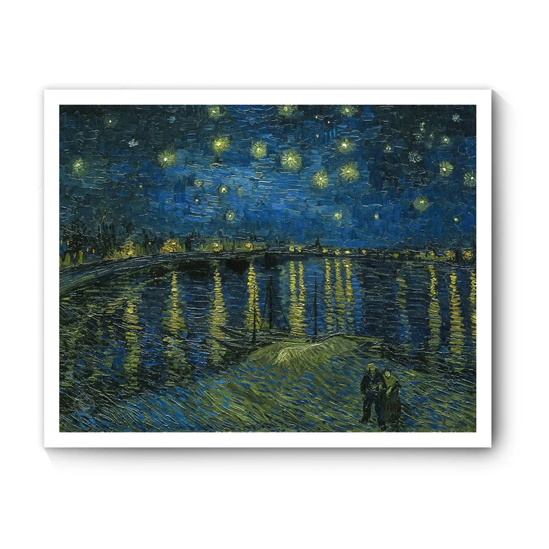 Van Gogh's Iconic "Starry Night" Art Reproduction - Timeless Swirling Sky for an Inspired Home Decor