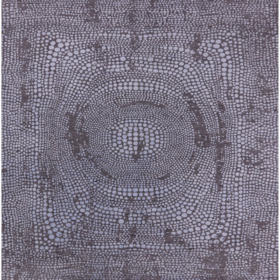 Tapis mauve à motif abstrait Grawn