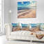 Coussin lombaire de plage tropicale à Seaside-123283275