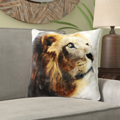  Lion Throw Pillow