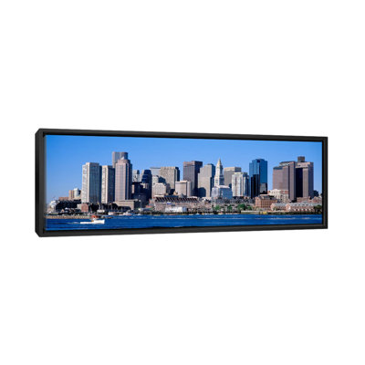 «Skyline, Cityscape, Boston, Massachusetts, USA», reproduction de photo panoramique sur toile non encadrée